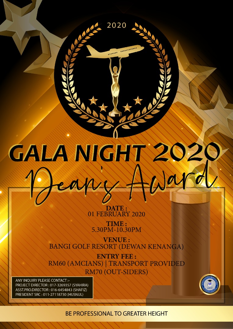 Gala Night Fashion Show 2020 Aviation Management College